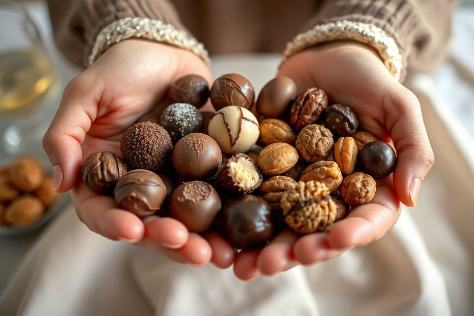 assorted chocolate candy treats