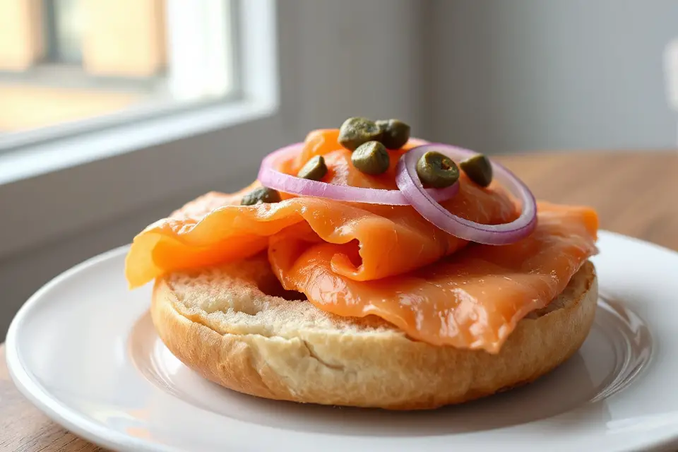 bagel and lox photo
