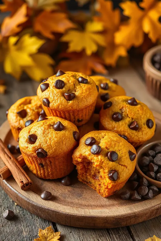 bake delicious pumpkin muffins