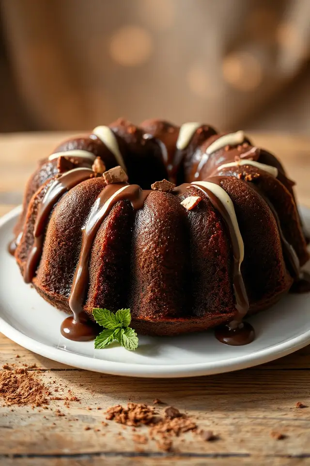 baking a rich cake