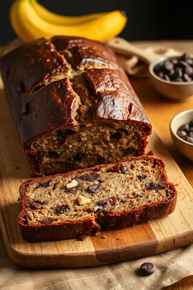 banana chocolate bread recipe