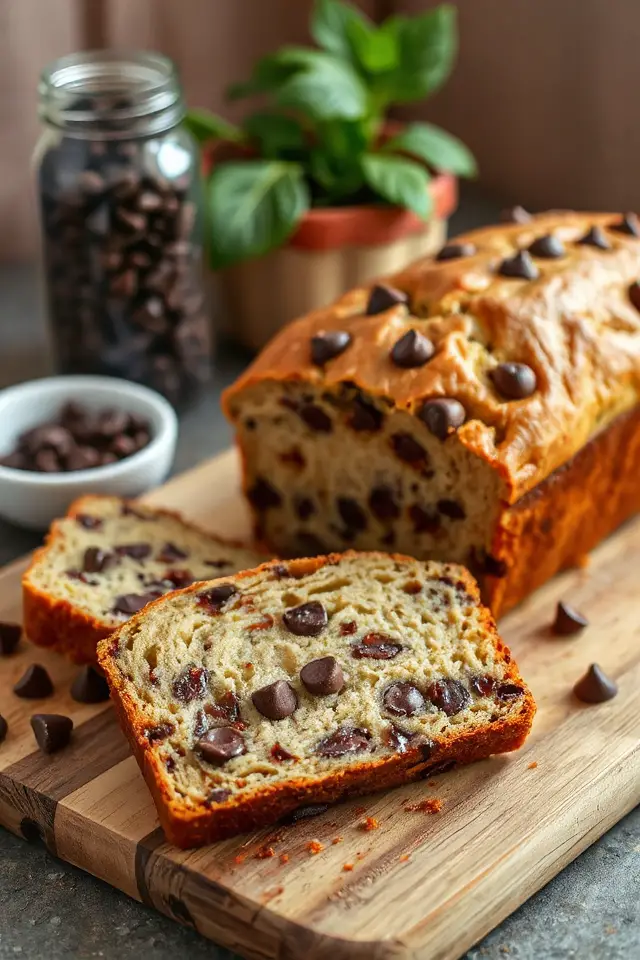 banana chocolate chip baking