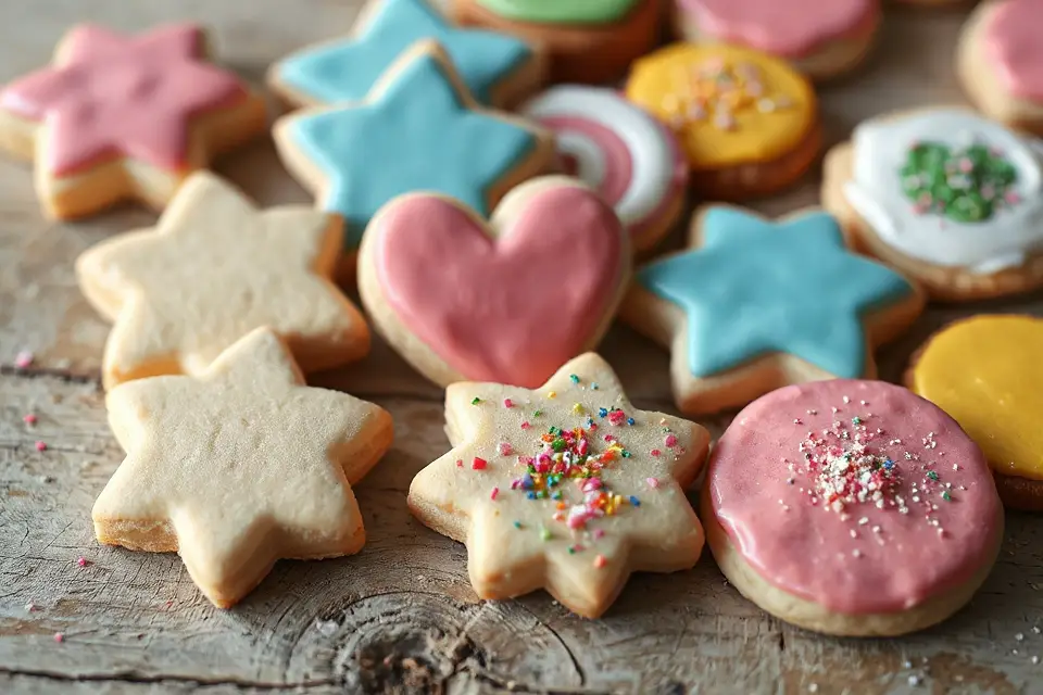 bright colorful cookie photo