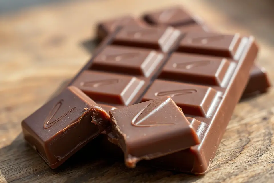 broken chocolate bar image