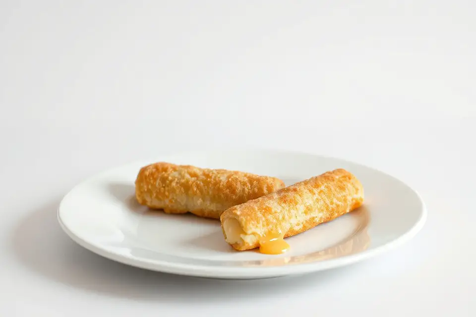 cheese sticks on plate