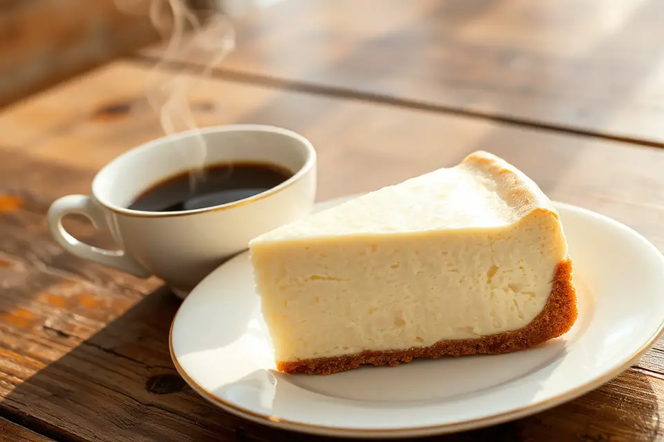 cheesecake and coffee delight