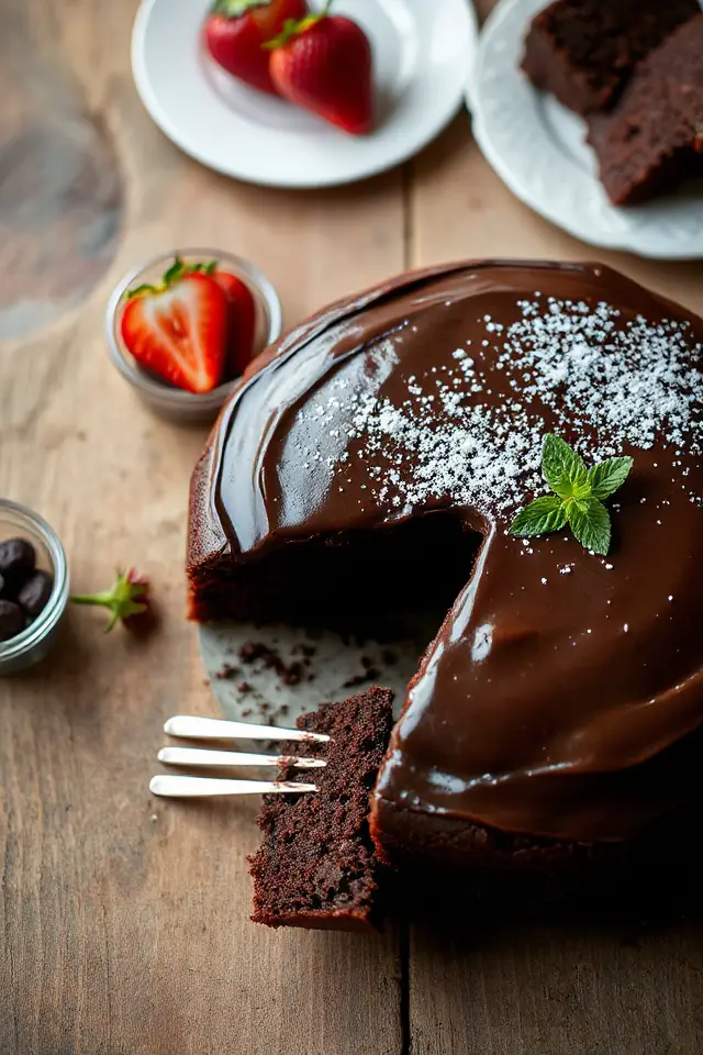 chocolate cake with miracle whip