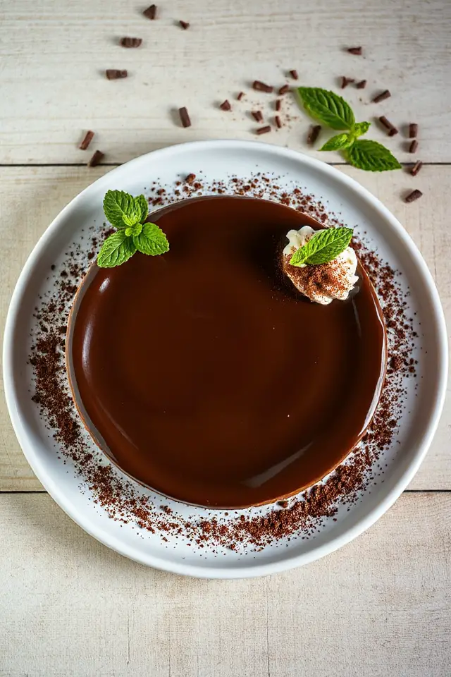 chocolate cheesecake with mayonnaise