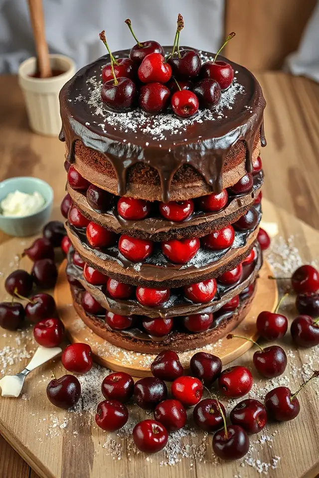 chocolate cherry cake recipe