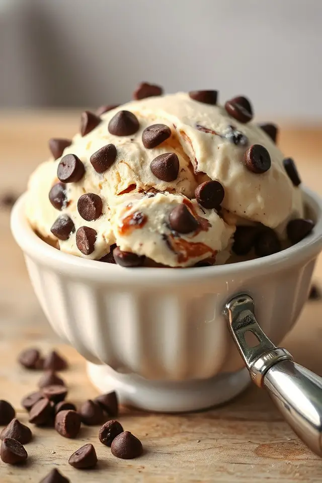 chocolate chip ice cream