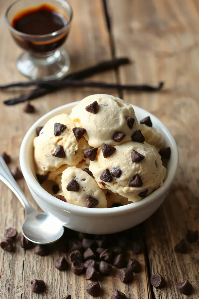 chocolate chip ice cream