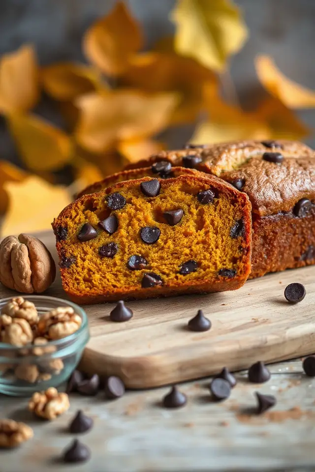 chocolate chip pumpkin bread