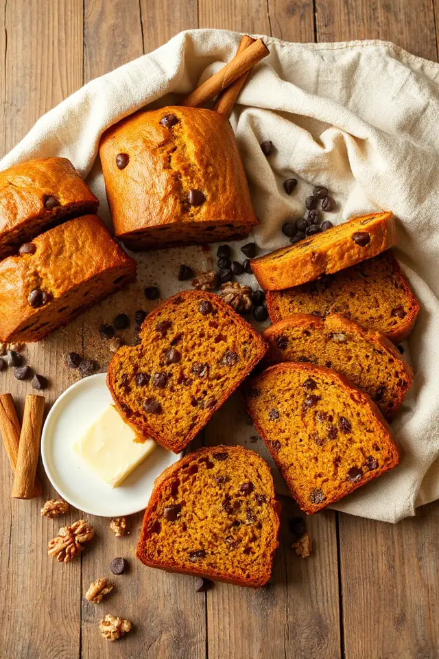 chocolate chip pumpkin bread