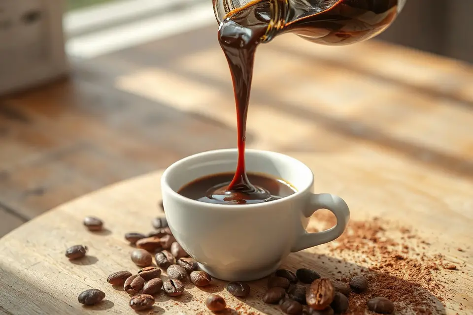 chocolate coffee syrup photo