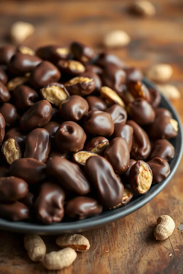 chocolate covered peanuts recipe