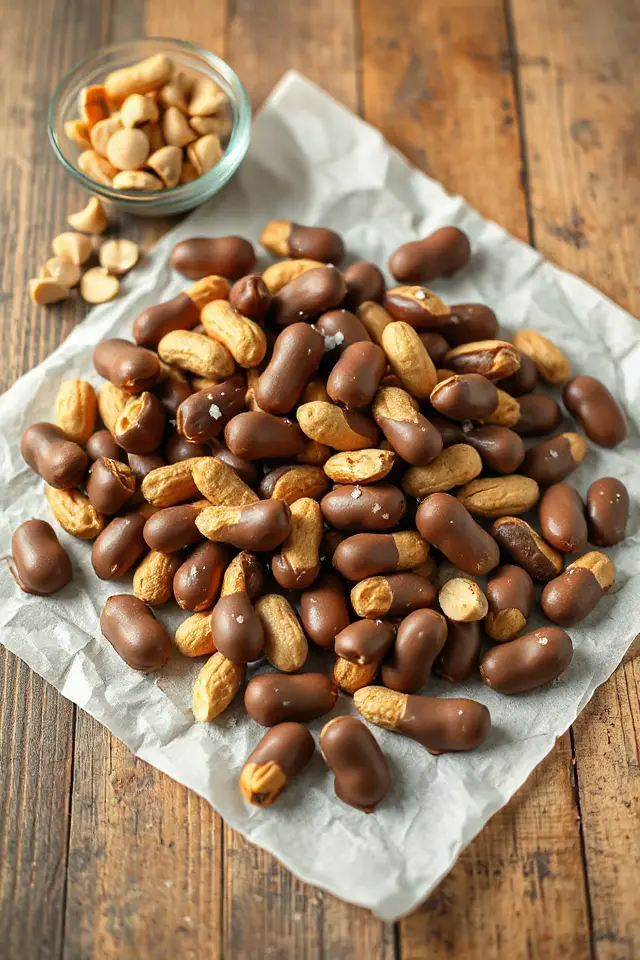 chocolate covered peanuts recipe