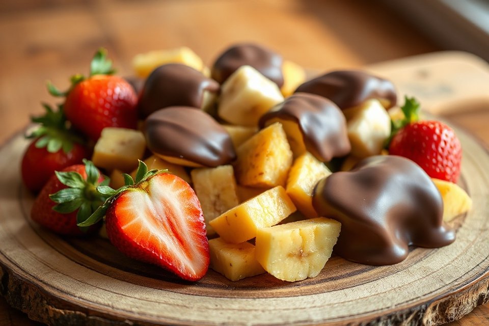 chocolate dipped fruit photo