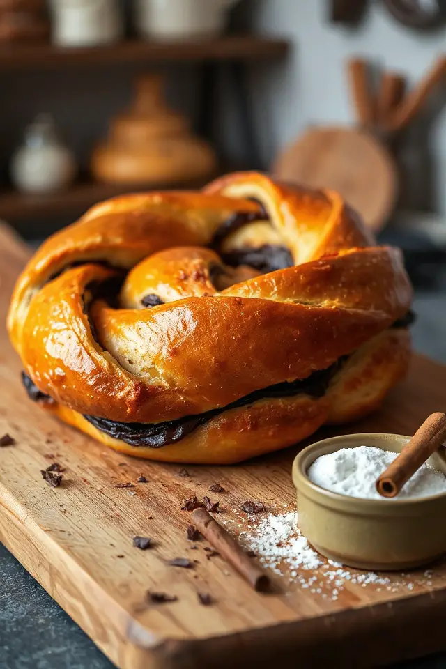 chocolate filled sweet bread