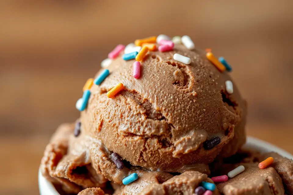 chocolate ice cream sprinkles