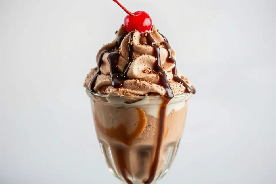 chocolate ice cream sundae