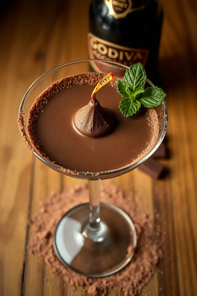 Chocolate Martini Bliss Recipe With Godiva Liqueur