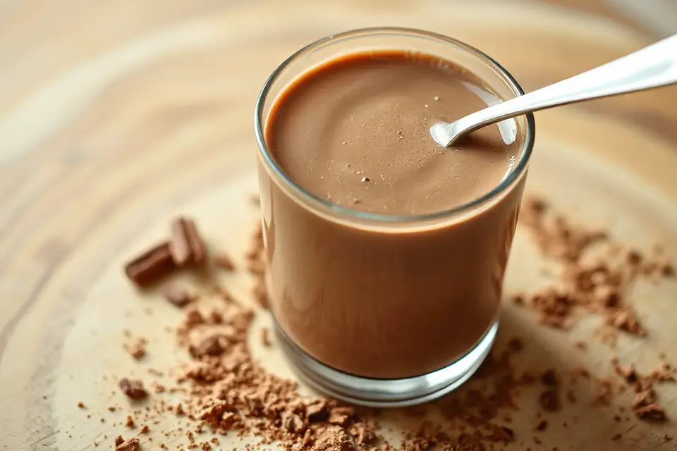 chocolate milk and cocoa