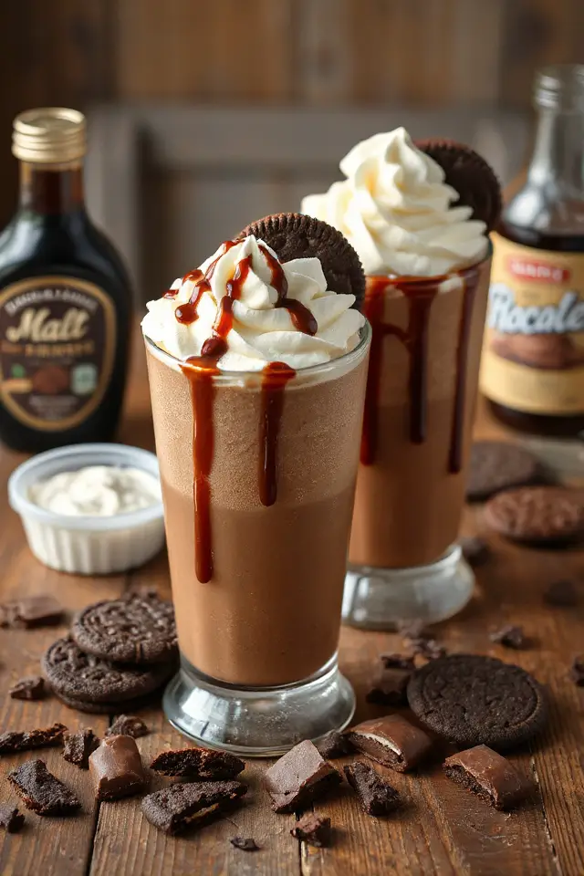 Chocolate Milkshake Recipe With Cookies