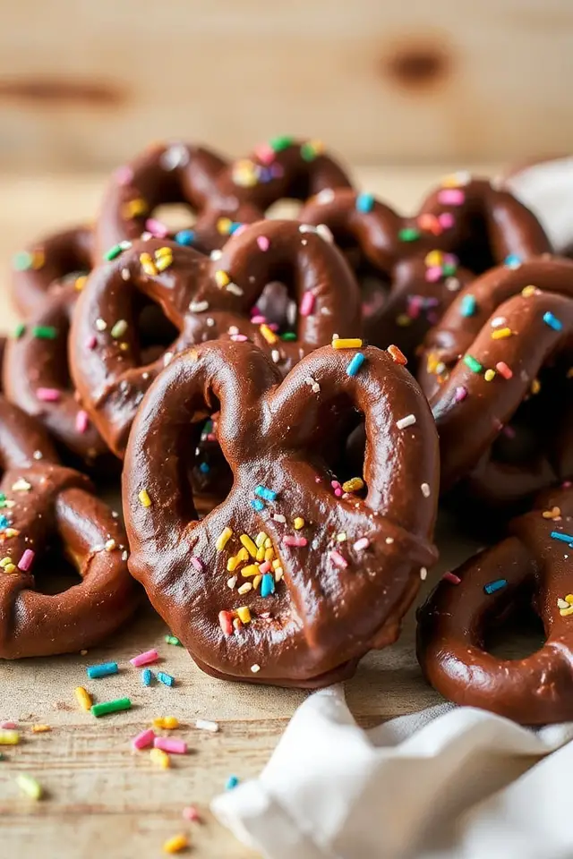 chocolate pretzels baking adventure