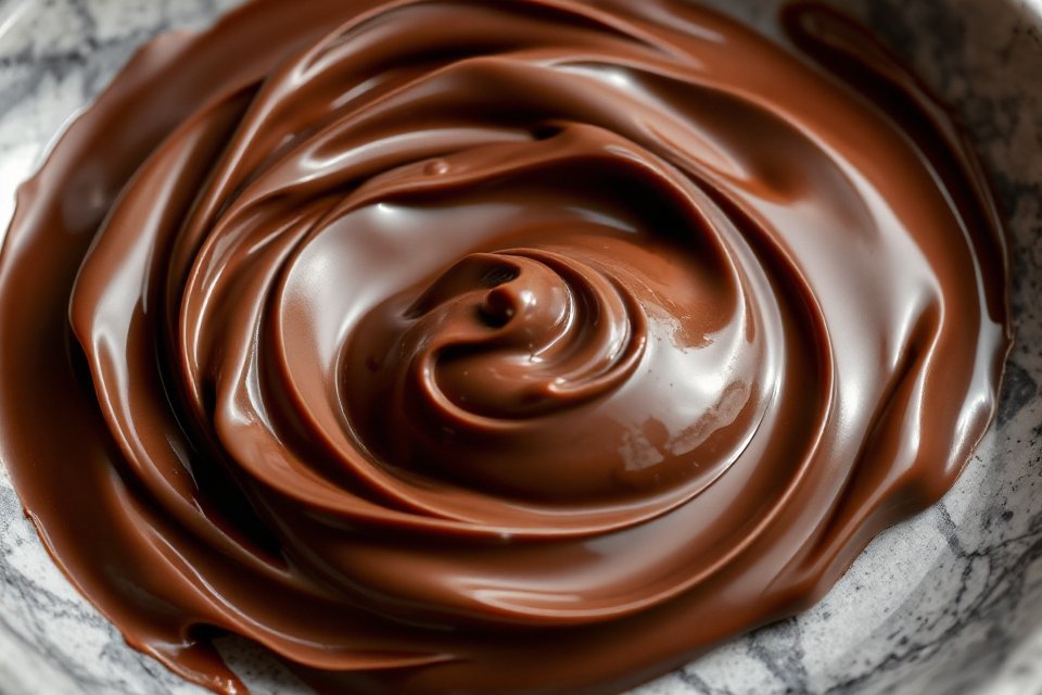 chocolate swirl marble bowl