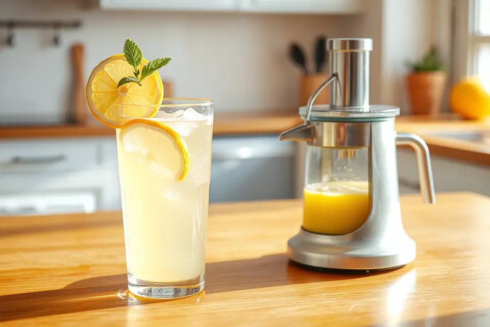 citrus juicer and lemonade