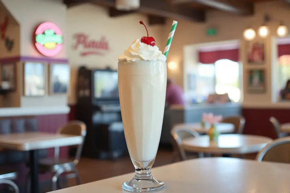 classic milkshake stock photo