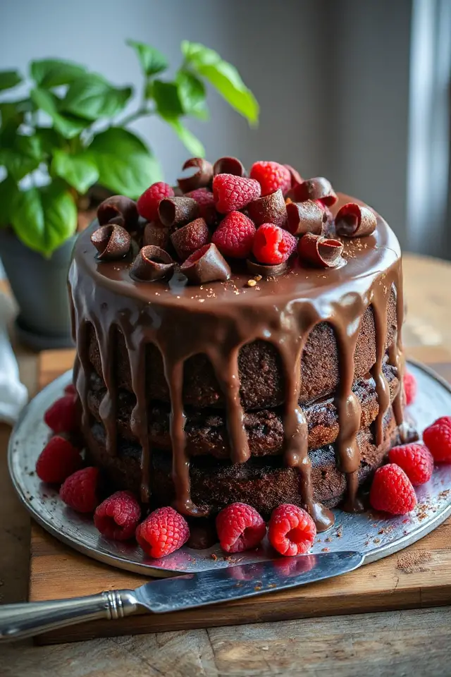 cocoa chocolate layer cake