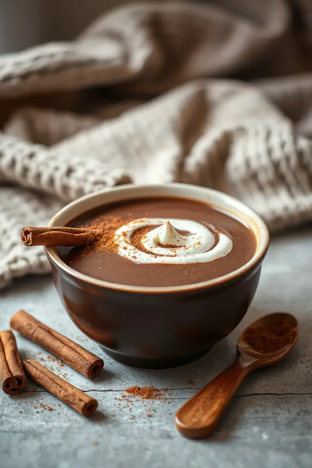 coconut cream vegan hot chocolate