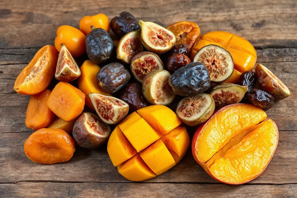 colorful dried fruits photo