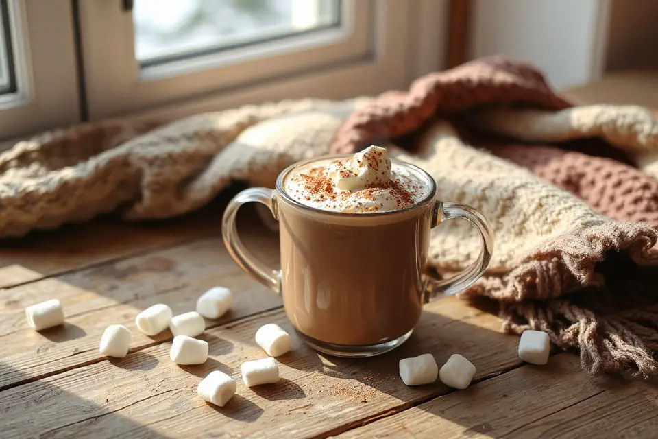 cozy hot chocolate photo