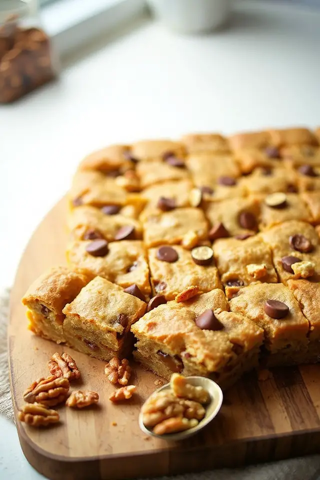 creamy sweet blondie goodness