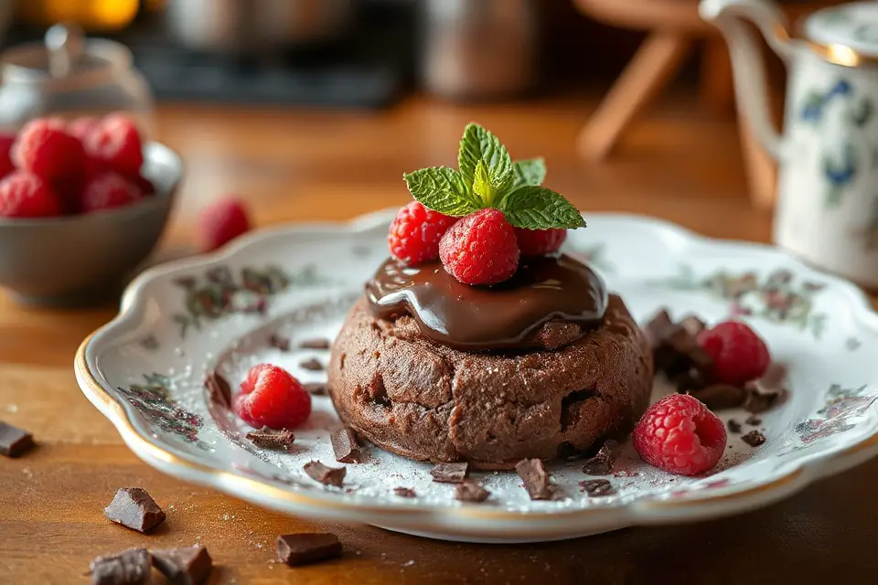 decadent chocolate dessert photo