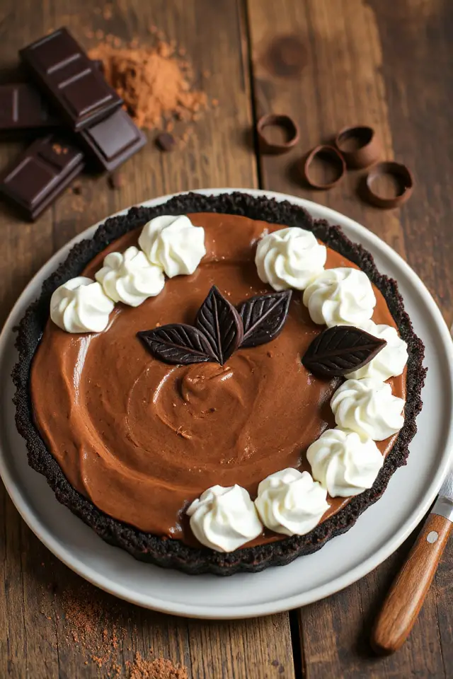 Chocolate Mousse Pie Recipe