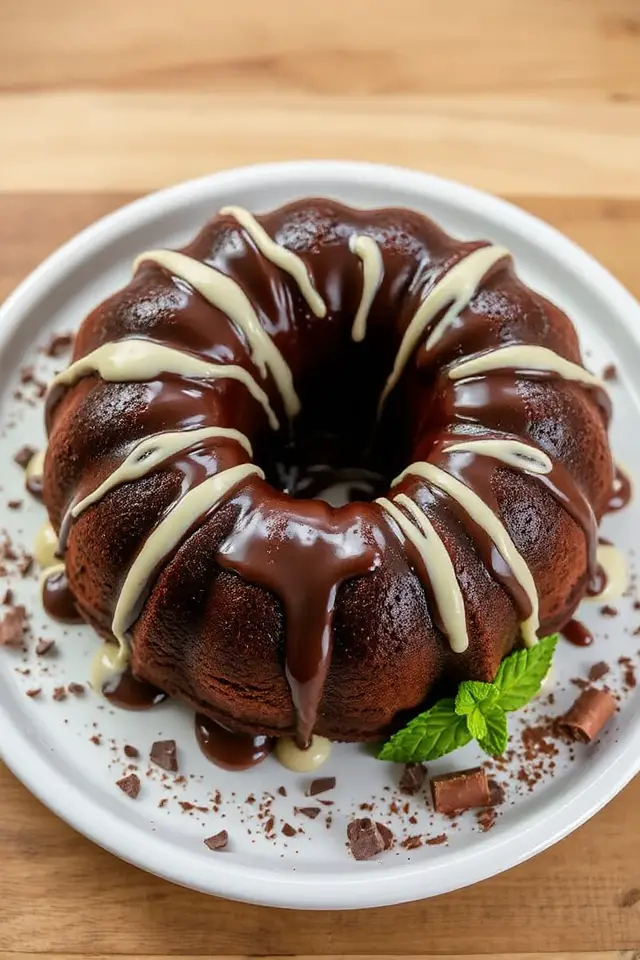 Luscious Double Chocolate Cake Recipe With Pudding