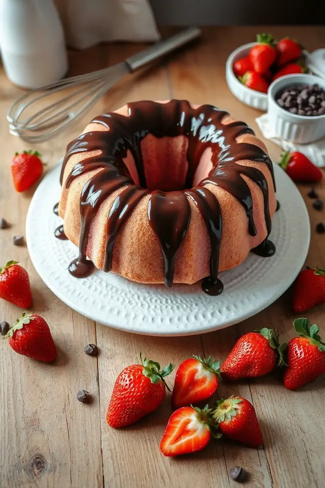 Chocolate Strawberry Cake Recipe