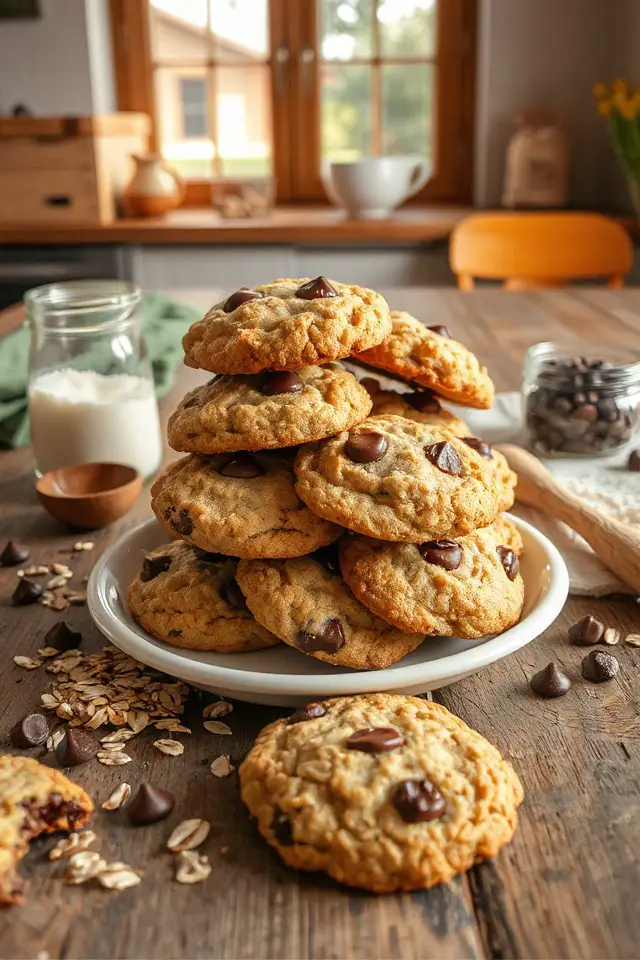 delicious chocolate chip oatmeal