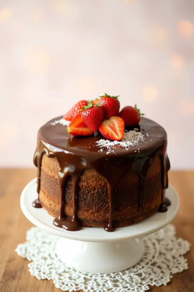 delicious chocolate tres leches cake