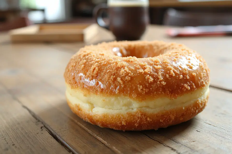 delicious cinnamon sugar donut
