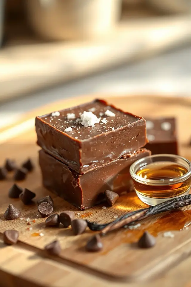 delicious homemade chocolate fudge