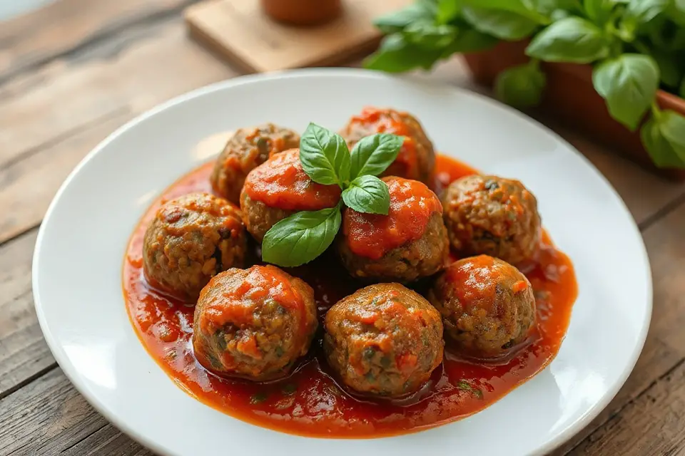 delicious vegetarian meatballs recipe