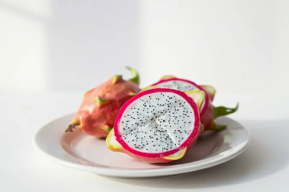 dragon fruit minimalist presentation