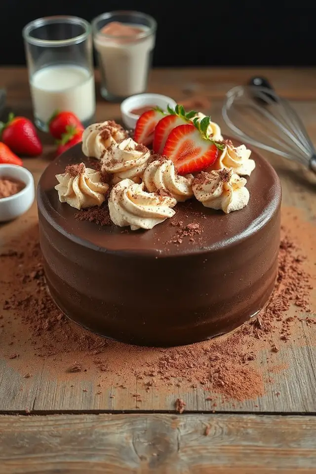 Eggless Chocolate Cake Recipe