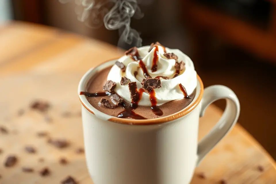elegant ceramic hot chocolate