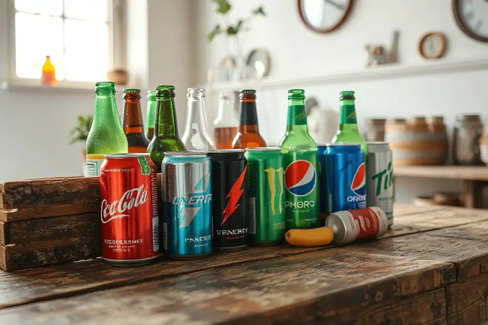 energy drink rustic backdrop