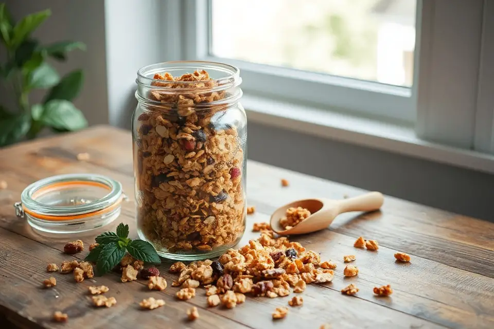 free homemade granola photo